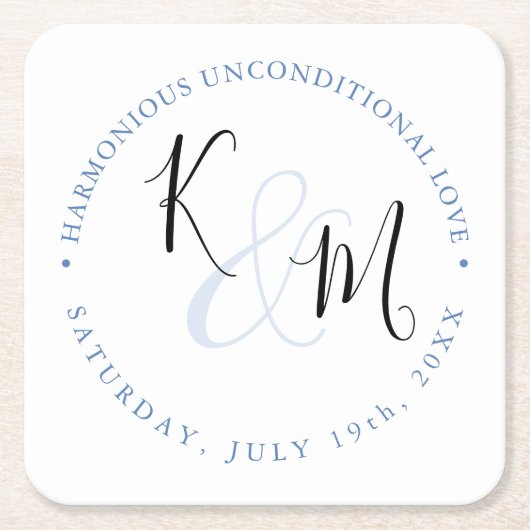 Moderne Minimalistische 🤵 Elegante Einfache Hochz Rechteckiger Pappuntersetzer (Vorderseite)