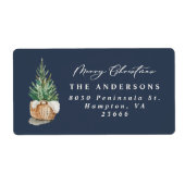 moderne minimalistische elegante einfache Marinebl (Vorne)