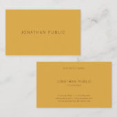 Moderne Minimalistische elegante einfache Visitenkarte (Vorne/Hinten)