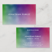 Moderne Minimalistische Elegante Einfache Vorlage Visitenkarte (Vorne/Hinten)