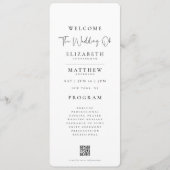 Moderne Minimalistische Elegante Eleganz Einfache Programm (Vorderseite)