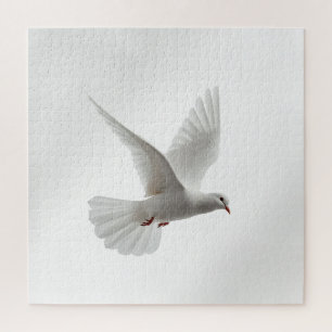 Moderne minimalistische elegante Federdesign Puzzle