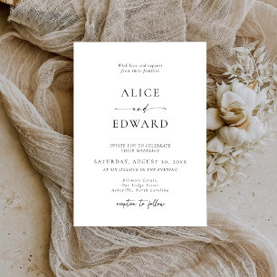 Moderne Minimalistische Elegante Hochzeitskarten Save The Date