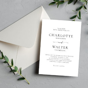 Moderne Minimalistische Elegante Hochzeitskarten Save The Date