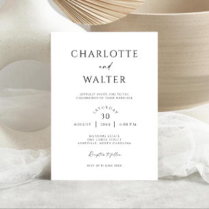 Moderne Minimalistische Elegante Hochzeitskarten Save The Date