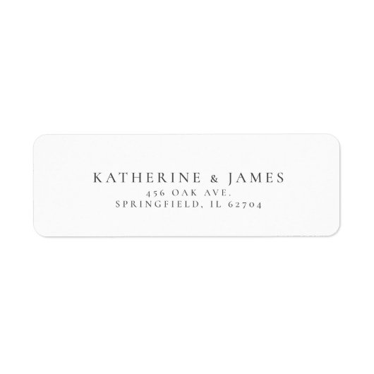 Moderne Minimalistische elegante Hochzeitsstimmung (Vorne)