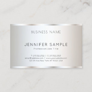 Moderne minimalistische elegante professionelle Vo Visitenkarte