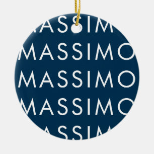 Moderne minimalistische elegante schlichte preußis keramik ornament