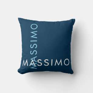 Moderne minimalistische elegante schlichte preußis kissen