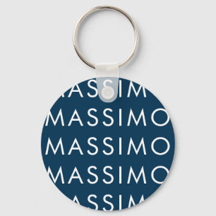 Moderne minimalistische elegante schlichte preußis schlüsselanhänger