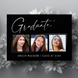 Moderne Minimalistische Elegante Schrift 3 Foto Gr Ankündigung