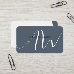 Moderne Minimalistische Elegante Schrift Beruflich Visitenkarte