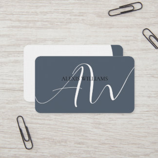 Moderne Minimalistische Elegante Schrift Beruflich Visitenkarte