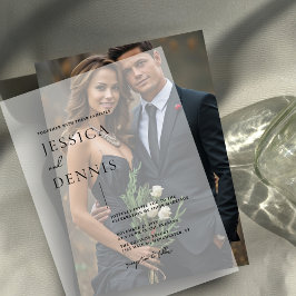 Moderne Minimalistische Elegante Schrift Pergament Einladungen