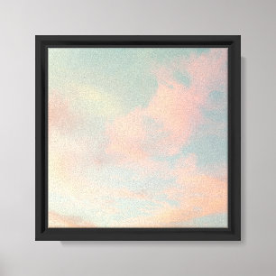 Moderne minimalistische elegante Sky Art Leinwanddruck