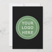 Moderne, Minimalistische, elegante und bearbeitbar Einladung (Vorderseite)