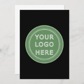 Moderne, Minimalistische, elegante und bearbeitbar Einladung (Vorne/Hinten)