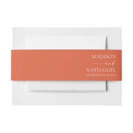 Moderne Minimalistische Elegante Verona Sonnenunte Einladungsbanderole