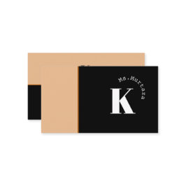 Moderne Minimalistische elegante Visitenkarte