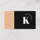 Moderne Minimalistische elegante Visitenkarte (Vorderseite)