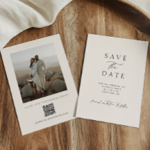 Moderne minimalistische elfenbeinfarbene Hochzeit