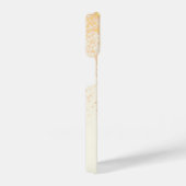 Moderne Minimalistische Elfenbeinküste mit Gold-Gl iPhone Hülle (Rechte Seite)