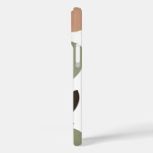 Moderne Minimalistische Erdtöne Case-Mate iPhone Hülle (Rückseite / Links)