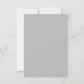 Moderne Minimalistische Fall Flat Dankeschön Karte (Rückseite)