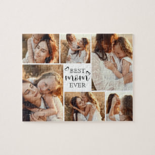 Moderne Minimalistische Familie 6 Fotomaterial Kee Puzzle