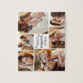 Moderne Minimalistische Familie 6 Fotomaterial Kee Puzzle (Vertikal)