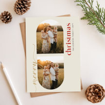 Moderne minimalistische Familien-Weihnachtsbogen 3