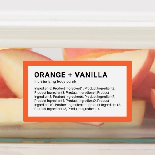 Moderne Minimalistische Farbzugabe Etiketten (Befestigt)