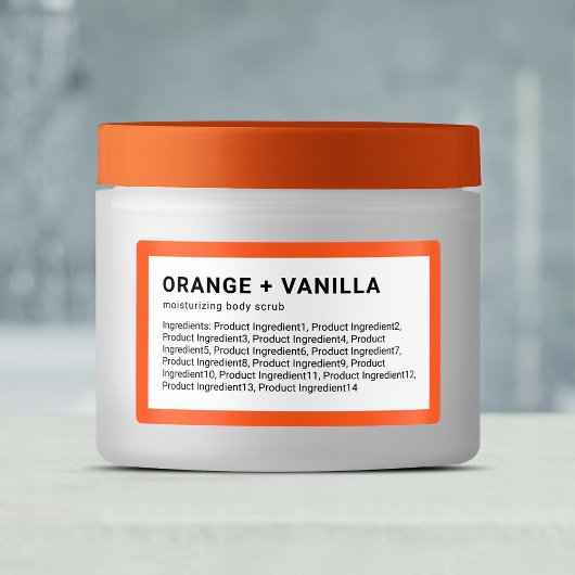 Moderne Minimalistische Farbzugabe Etiketten