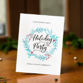 Moderne Minimalistische Feiertage Postkarte