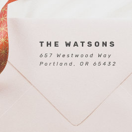 Moderne Minimalistische, feine Bezeichnung Italien Gummistempel