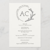 Moderne Minimalistische Foliage Rahmen weich Programm (Vorderseite)