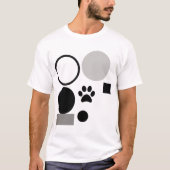 Moderne Minimalistische Formen T-Shirt (Vorderseite)