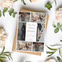 Moderne, minimalistische Foto-Collage