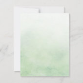 Moderne Minimalistische Foto Hochzeit Dankeschön-K (Rückseite)