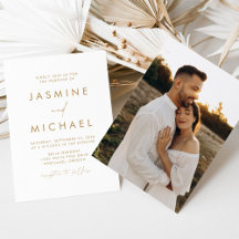 Moderne Minimalistische Foto-Hochzeit