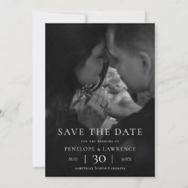 Moderne Minimalistische Foto-Hochzeit - Save the D Date