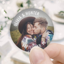 Moderne Minimalistische Foto Hochzeit Vielen Dank