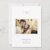 Moderne Minimalistische Foto-Script-Hochzeit Einladung (Vorderseite)