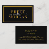 Moderne Minimalistische Friseursalon Visitenkarte (Vorne/Hinten)