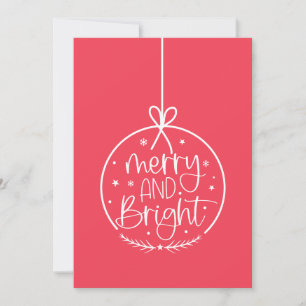 Moderne Minimalistische Frohe Weihnachten