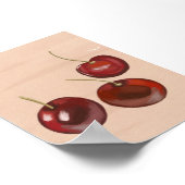 Moderne Minimalistische Fruchtkunst Poster (Ecke)