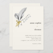 Moderne Minimalistische Frühlingssonne Einladung (Vorne/Hinten)