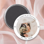 Moderne Minimalistische Gastgeschenk Hochzeit des  Magnet