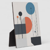 Moderne Minimalistische geometrische Abstrakte Kun Fotoplatte (Seite)