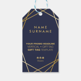 Moderne Minimalistische geometrische Geometrie Geschenkanhänger